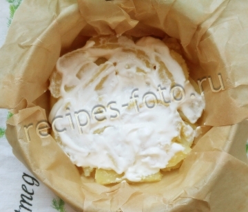 Картошка с сыром и яйцом в духовке для детей от 1,5 года