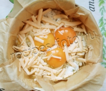 Картошка с сыром и яйцом в духовке для детей от 1,5 года