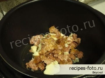 Картошка с тушенкой в мультиварке