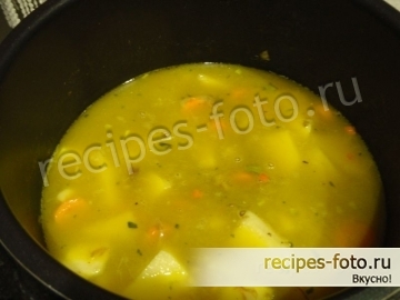 Картошка с тушенкой в мультиварке