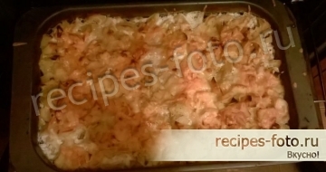 Картошка запеченная в духовке с сыром, сливками и чесноком