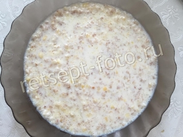 Каша 5 злаков на молоке и воде в мультиварке