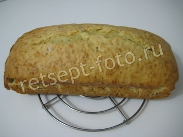 Кекс с изюмом на молоке и растительном масле