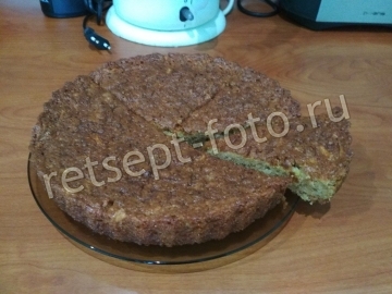 Кекс с тертыми яблоками