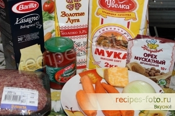 Классическая лазанья с фаршем и соусом Бешамель