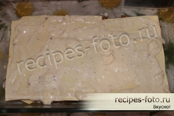 Классическая лазанья с фаршем и соусом Бешамель