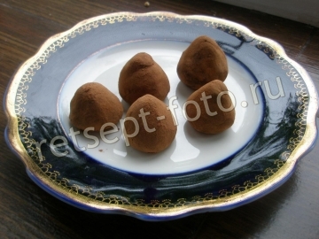 Конфеты трюфель из сухого молока своими руками