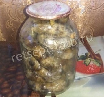 Консервированная домашняя колбаса в банках