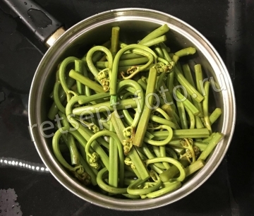 Корейская закуска из папоротника