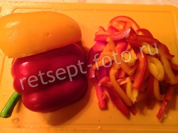 Корейский салат с говядиной и овощами