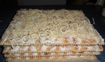 Коржи "Наполеон" с курицей и грибами