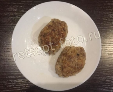 Котлеты из индейки с гречкой для детей 2 года
