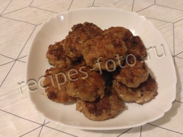 Котлеты с картошкой без хлеба