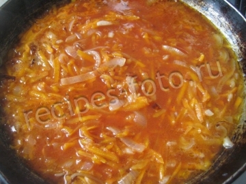 Котлеты запеченные в духовке в соусе с овощами