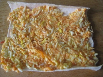 Крабовые палочки фаршированные морковью
