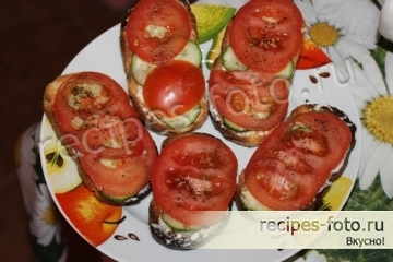 Вкусные бутерброды с маслом на скорую руку