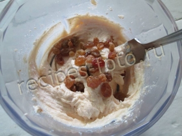 Крем из сгущенки с творогом и печеньем