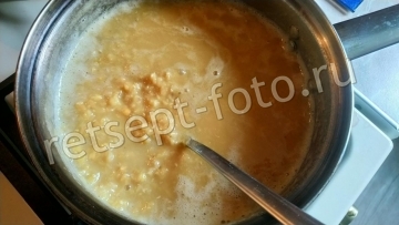 Крем-суп из красной чечевицы без мяса
