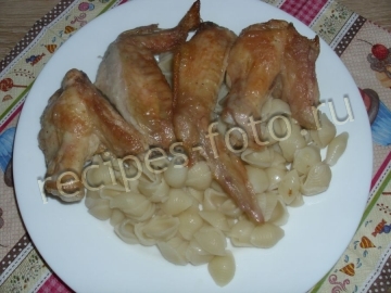 Крылышки куриные в духовке в соусе