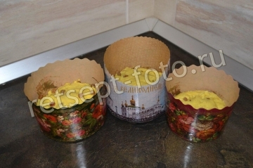 Кулич шафрановый на желтках