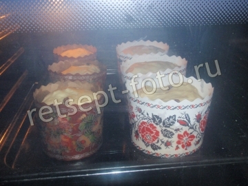 Куличи с маргарином на дрожжах