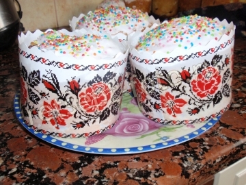 Куличи с маргарином на дрожжах