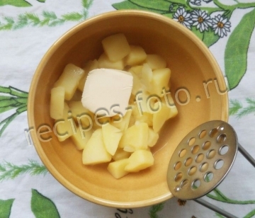 Куриная печень с картошкой для детей от 1 года