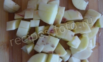 Куриный суп с макаронами и картошкой
