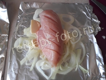 Куриное филе с кунжутом в духовке