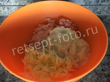 Куриные котлеты с кабачком и картошкой для детей до 1 года