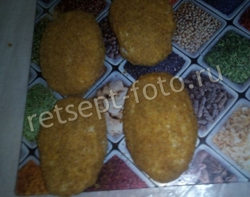 Куриные котлеты с кабачком и манкой