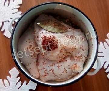 Куриные ножки с яблоками в духовке