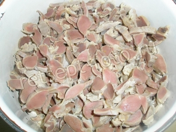 Куриные желудки по-корейски