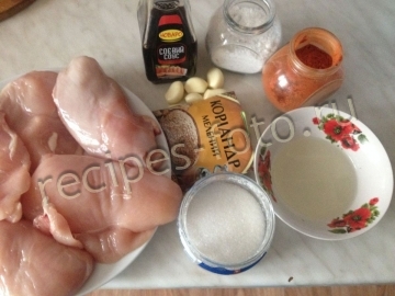 Куриный шашлык в духовке