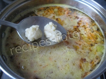 Куриный суп с картофельными клецками