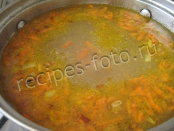 Куриный суп с клецками без картошки