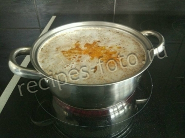 Куриный суп с пшеничной крупой