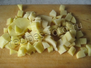 Куриный суп с рисом и картошкой