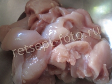 Курица с картошкой и капустой в рукаве