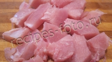 Курица с лимоном жаренная на сковороде