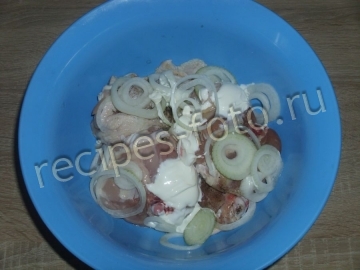 Курица с сыром в духовке