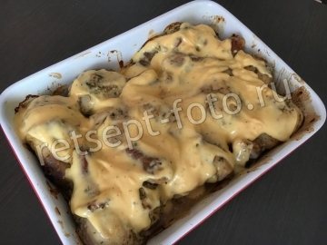 Курица в молочно-сырном соусе