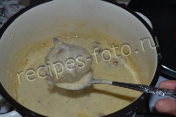 Курица в сырном соусе в домашних условиях