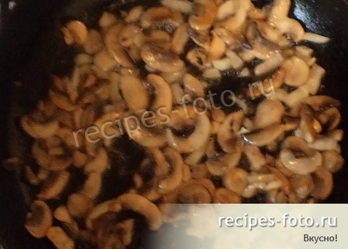 Курица с грибами в сливках в духовке
