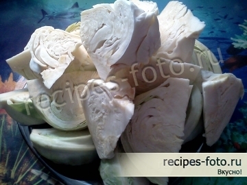 Квашеная капуста кусками со свеклой и хреном без уксуса