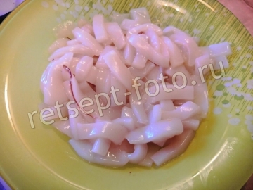 Лапша удон с морепродуктами и овощами