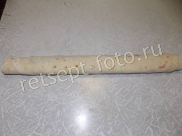 Лаваш с красной рыбой и творожным сыром