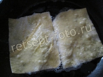 Лаваш жареный с яйцом