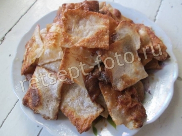 Лаваш жареный с яйцом