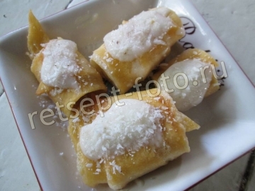 Лаваш жареный с яйцом
